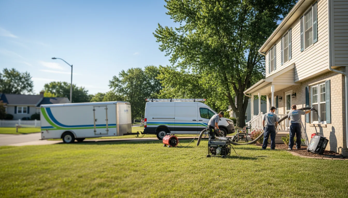 Flooded Basement Restoration And Cleanup With Repair in Ramsay, MI near me